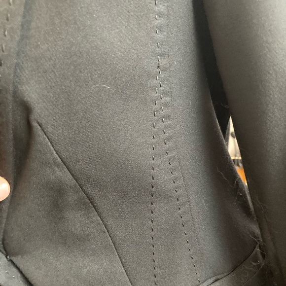 Simple black blazer with stitch detail - Picture 3 of 6